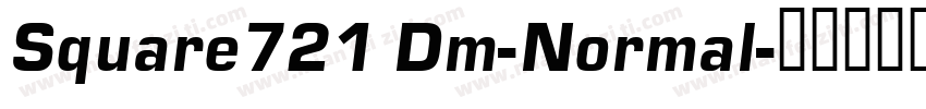 Square721 Dm-Normal字体转换